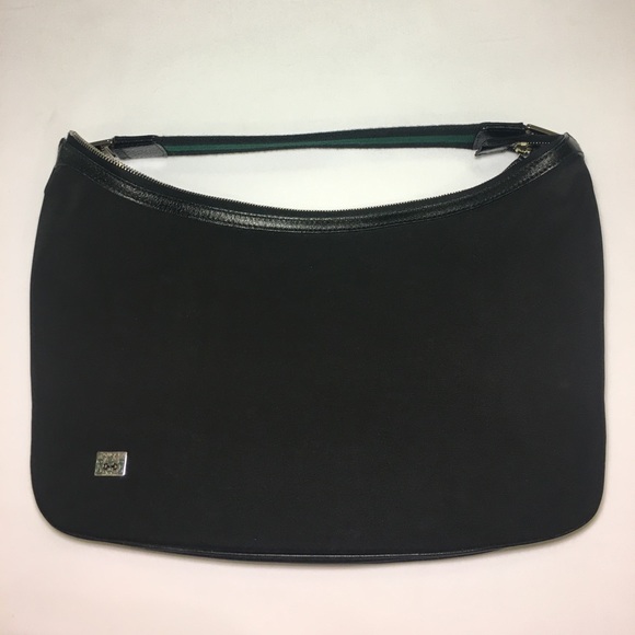 GUCCI Horse Bit Nylon Canvas Med Hobo 🏆 - Picture 3 of 8